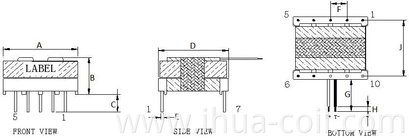 High Power Frequency AC DC SMPS Transformer/High Voltage Electrical Power Audio Transformers